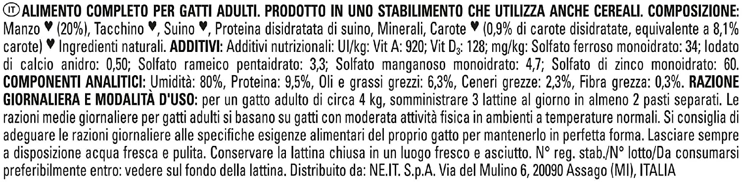  Beyond Purina Humido Gato Grain Free Rico en Carne con Zanahorias - 12 latas de 85 g Cada una (12 x 85 g) 