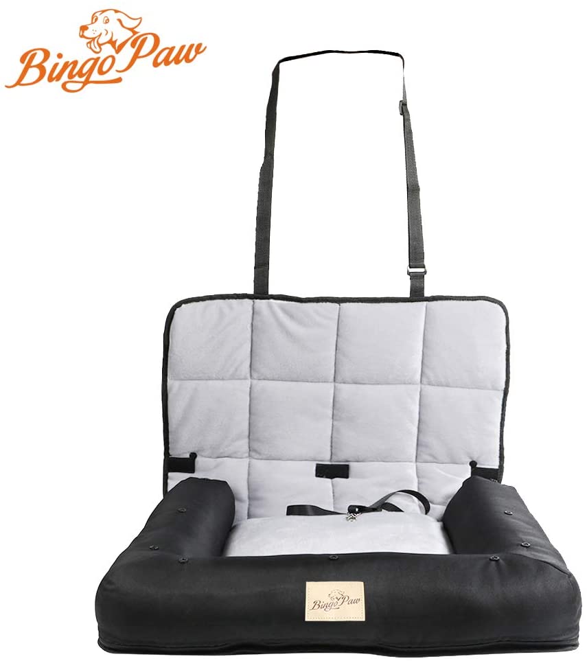  BingoPaw Cama para Mascotas Protector de Asiento de coche para Perro Gato Impermeable y Plegable Cojín para mascotas Tamaño M 66×58×10CM 