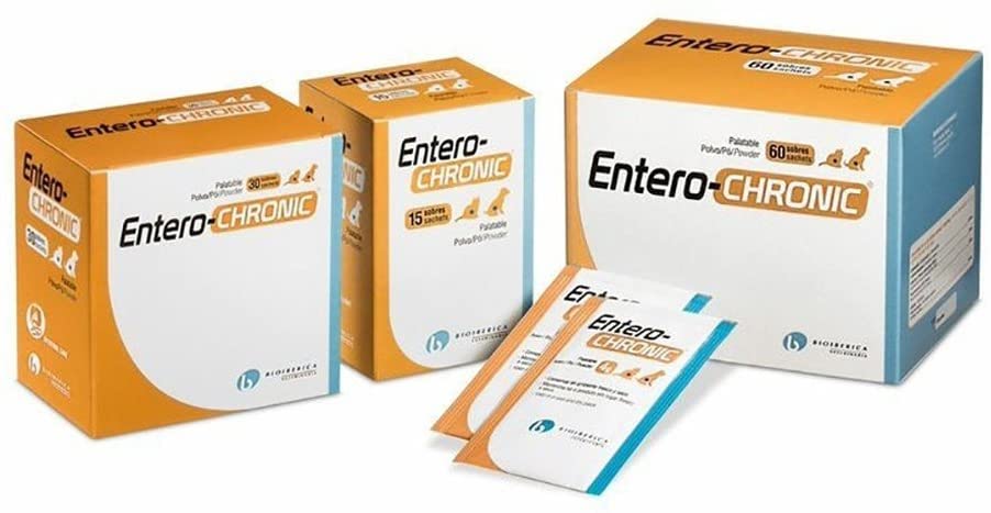  Bioiberica Pack de 60 Sobres de Antidiarreico Entero-Chronic 