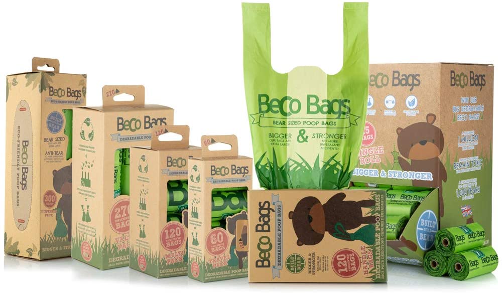  Bolsas ecológicas Beco Things para heces de Perro 