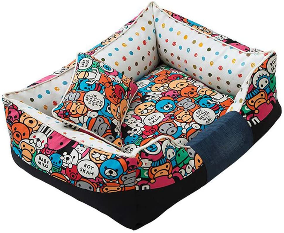  BOYH Invierno Perro Cama Creativo Nido de Gato Cuatro Estaciones Cama para Mascotas Perro Cama para sofá para, Lavable Waterproof Oxford Cloth 