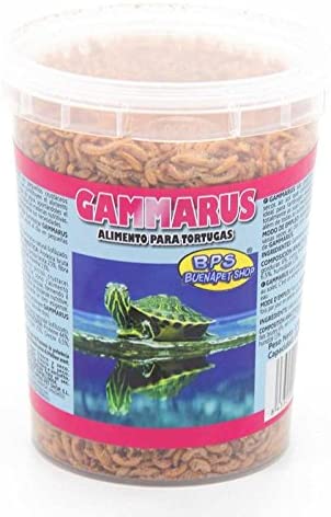  BPS Alimento Comida Gammarus para Tortugas Turtle Terrapin Food 5 Diferentes Modelos para Elegir (Gammarus Alimento 1200ml) BPS-04060 