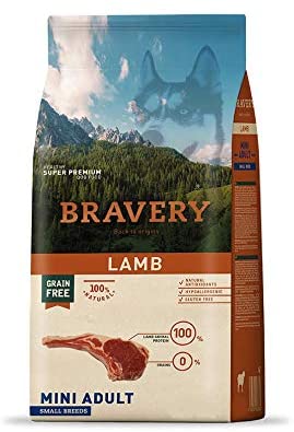  BRAVERY Grain Free Cordero Razas Mini 2 KG 