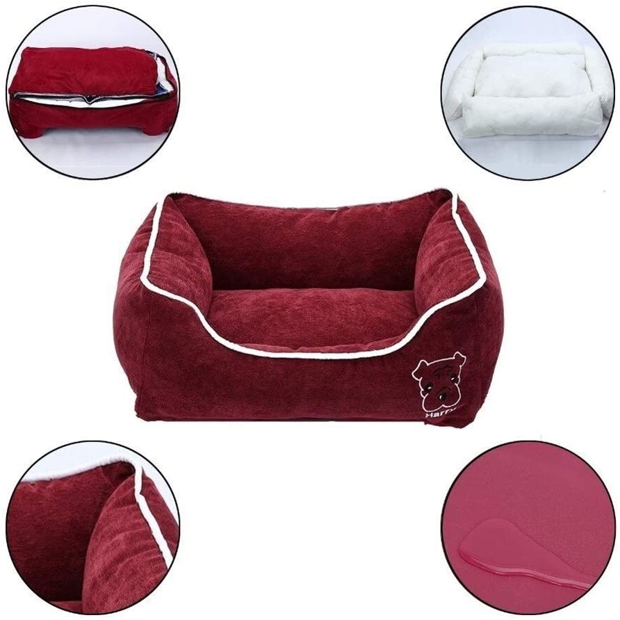  Cama perro Cama del animal doméstico de la Pequeña Mediana Grande cojín del cajón del perro Deluxe lecho suave humedad inferior prueba for todas las estaciones del perrito de la casa de perro cama del 