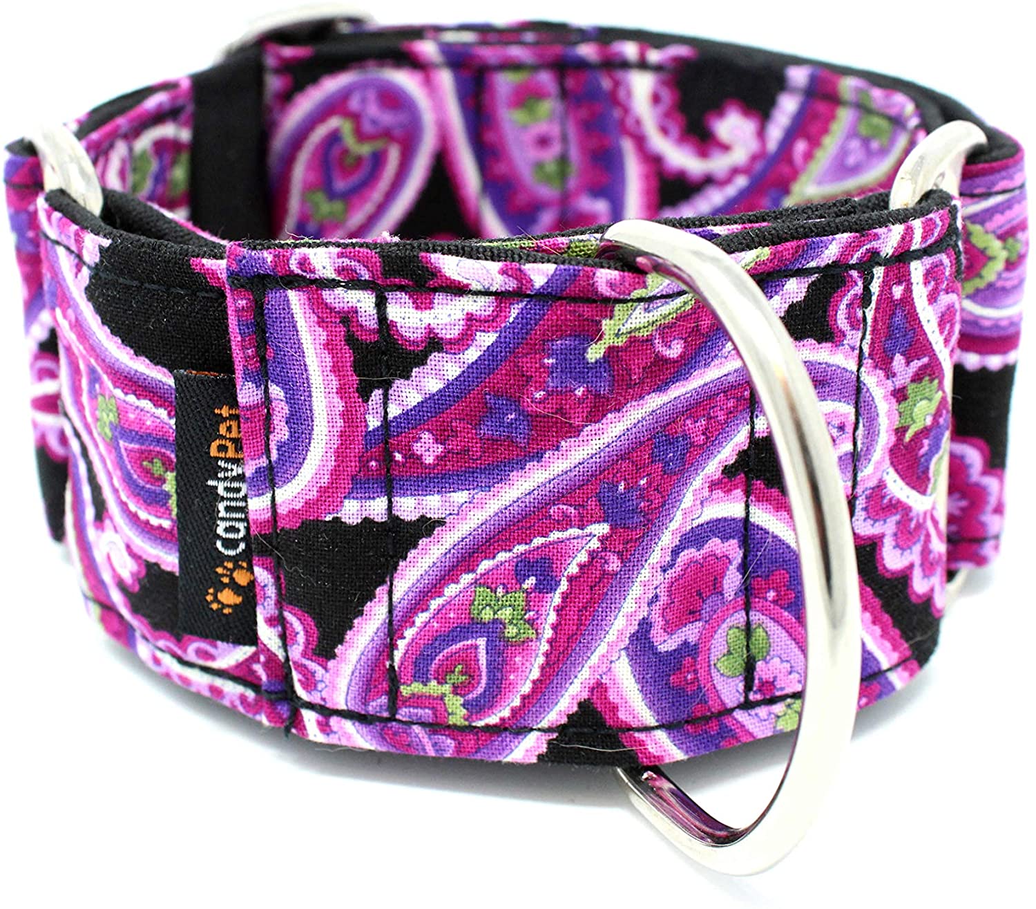  candyPet Collar Martingale para Perros - Modelo Cachemir (S: Ancho 4 cm (30-40cm diámetro)) 