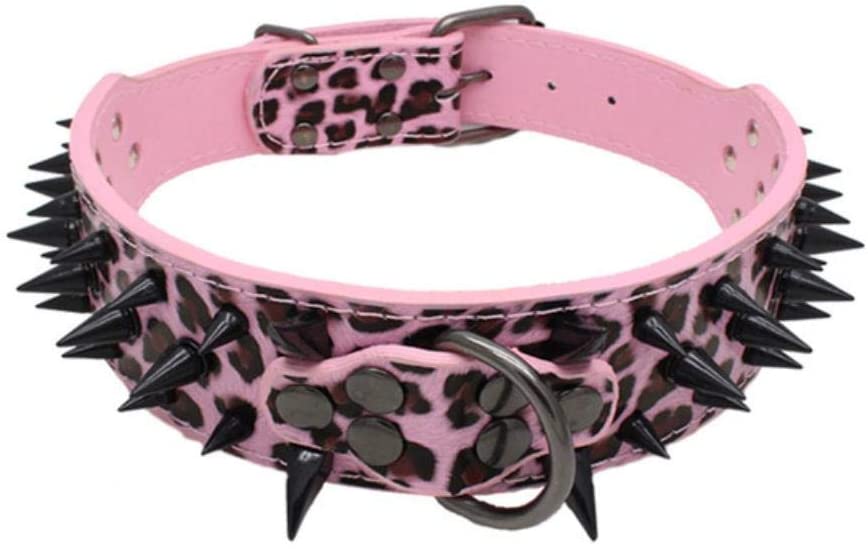  Collar Perro Ajustable Accesorios para Collares De Perros Grandes Remache para Un Collar De Perro Grande Pitbull Tienda De Suministros para Collar De Productos para Mascotas, 4, S 