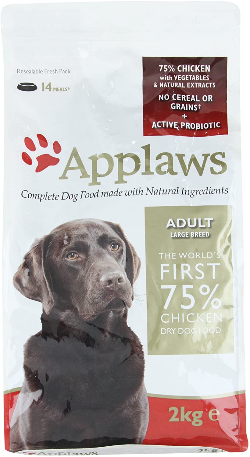  Comida seca de perros de Applaws, pollo, adultos de raza pequeñas y mediana, 2 kg 