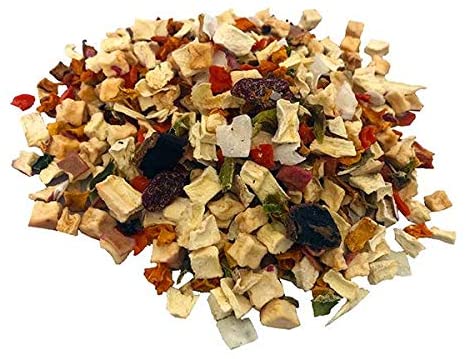  Copos de Verdura y Fruta Deshidratadas para Perros (800g) | Sin Cereales | 100% Natural | Ideal para Dietas Caseras o Barf | Lo Mejor de la Huerta 