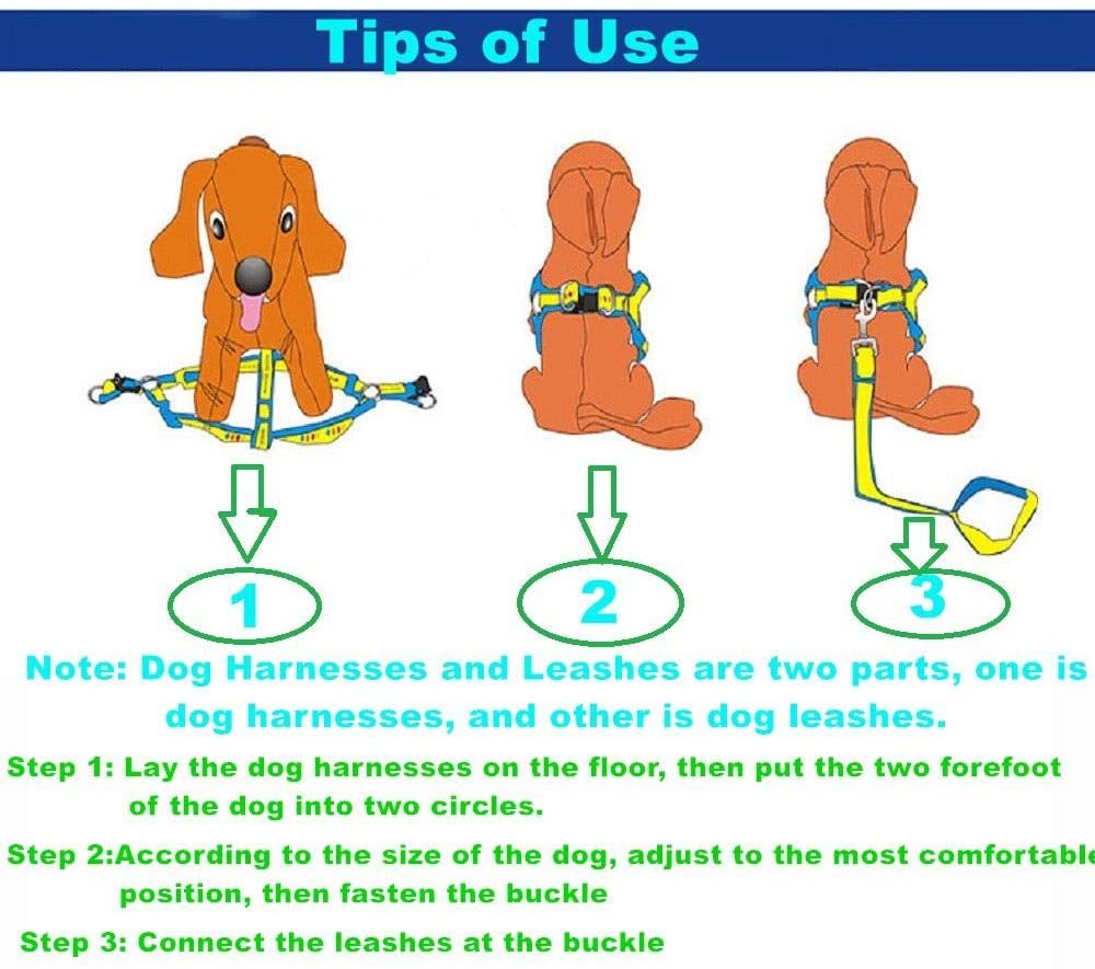  Correa Para Mascotas Correas Y Arneses Reflectantes De Nylon Para Mascotas Correas Y Arneses Para Mascotas Noctilucentes Cachorros Para Perros Caballos Que Caminan Entrenamiento Tracción Cuerda Corr 