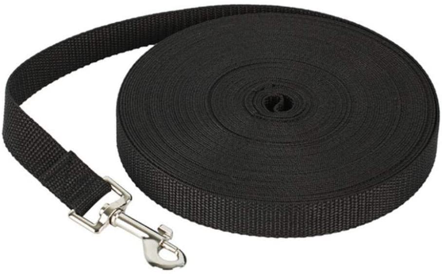  Correa para perro para mascotas Correa de nylon para perros pequeños y medianos Gatos Cachorros para caminar Correr Correas Plomo Suministros para mascotas-1.5M 1.8M 3M 6M 9M Longitud, Negro, 1.8mx2cm 