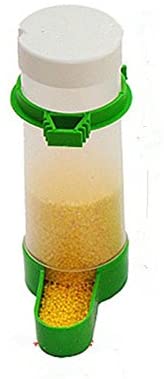  Dewin Alimentadores de pájaros - Comedero de pájaros de plástico/Waterer, Jaula automática de alimentador de Semillas de Agua, para Loro Periquito (Capacity : 150ML) 