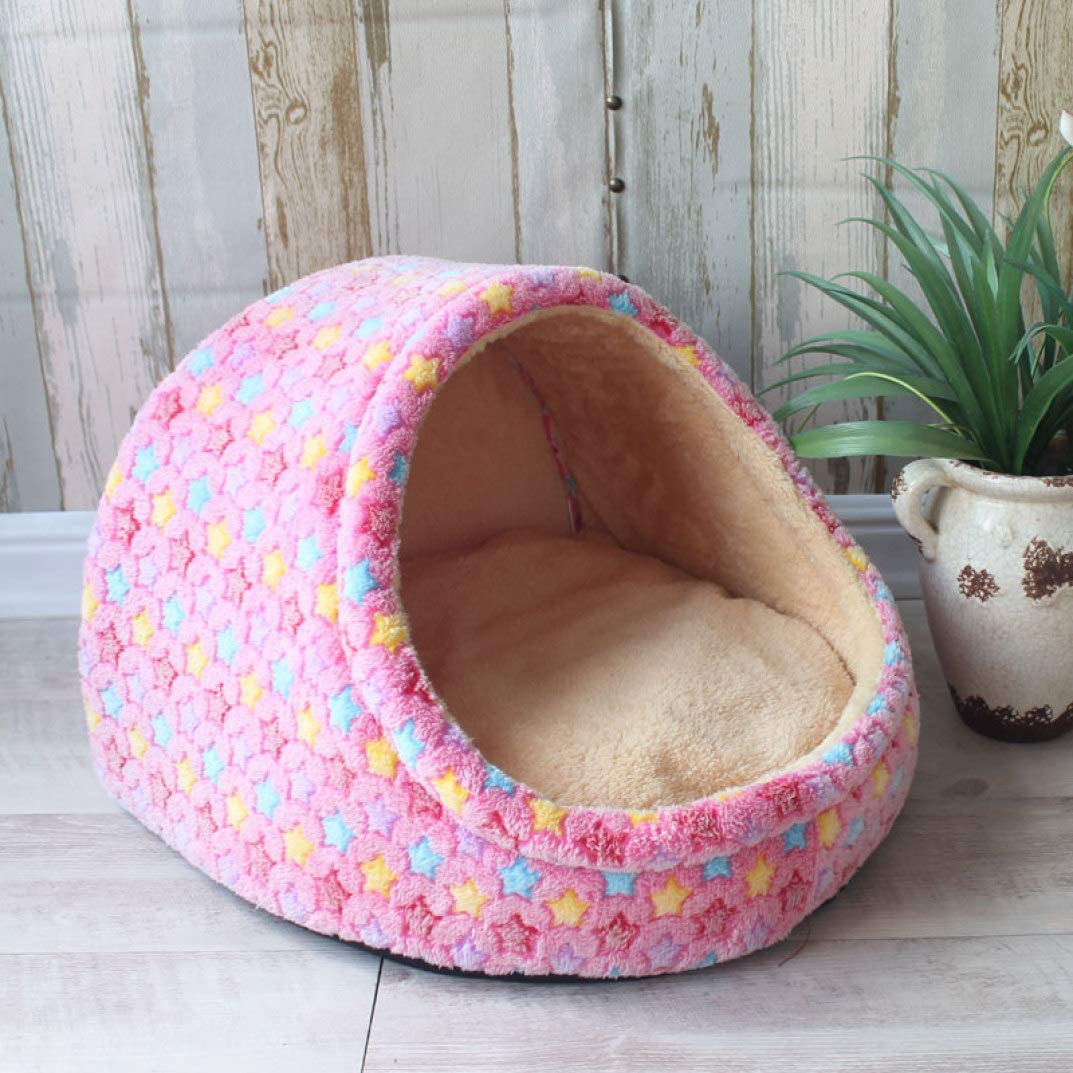  Donad Cama para Mascotas extraíble, cómoda, Robusta, Resistente, Resistente, cálida, casera, Interior, para Perros pequeños, Gatos, cojín, Perrera 