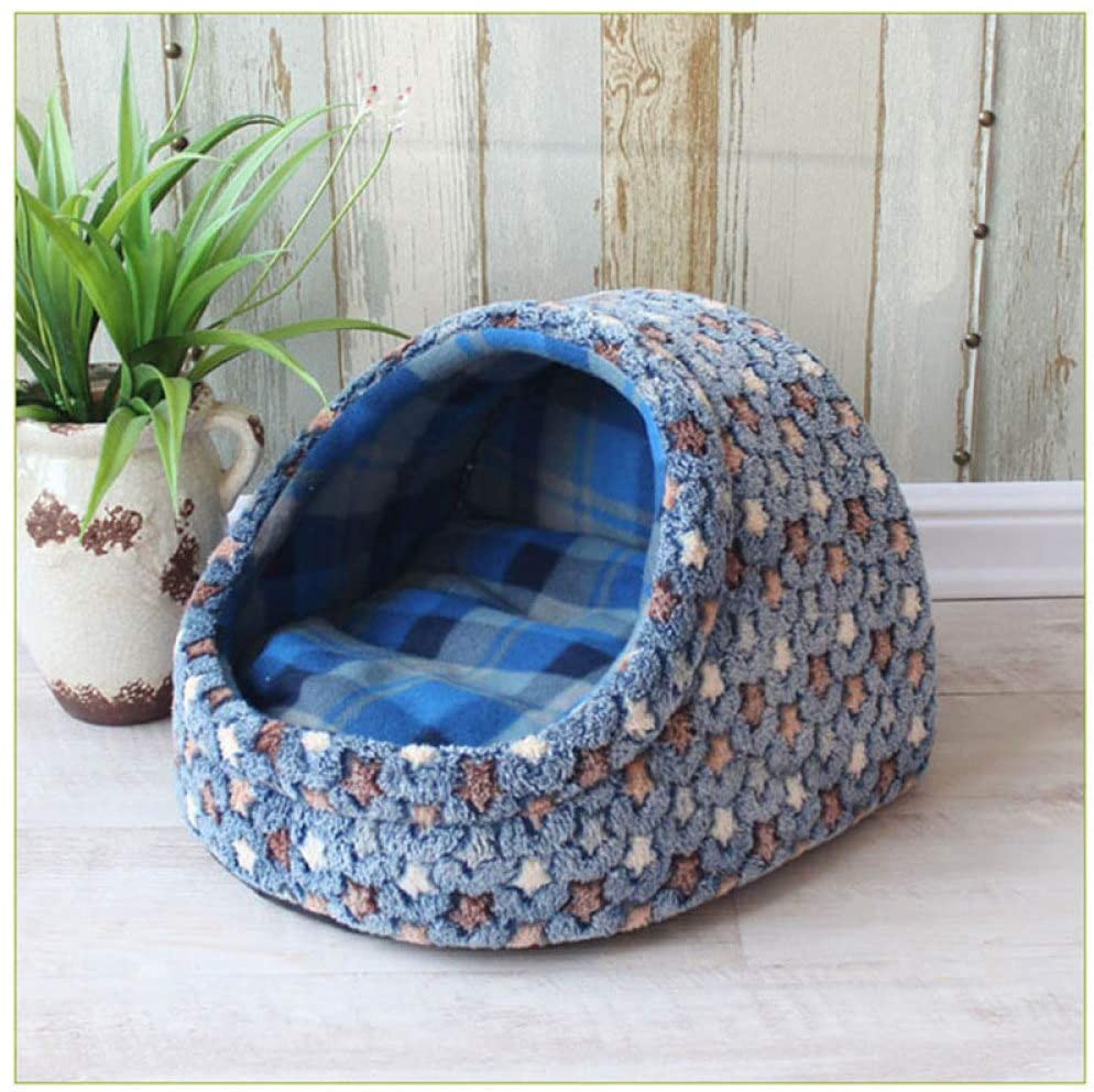  Donad Cama para Mascotas extraíble, cómoda, Robusta, Resistente, Resistente, cálida, casera, Interior, para Perros pequeños, Gatos, cojín, Perrera 