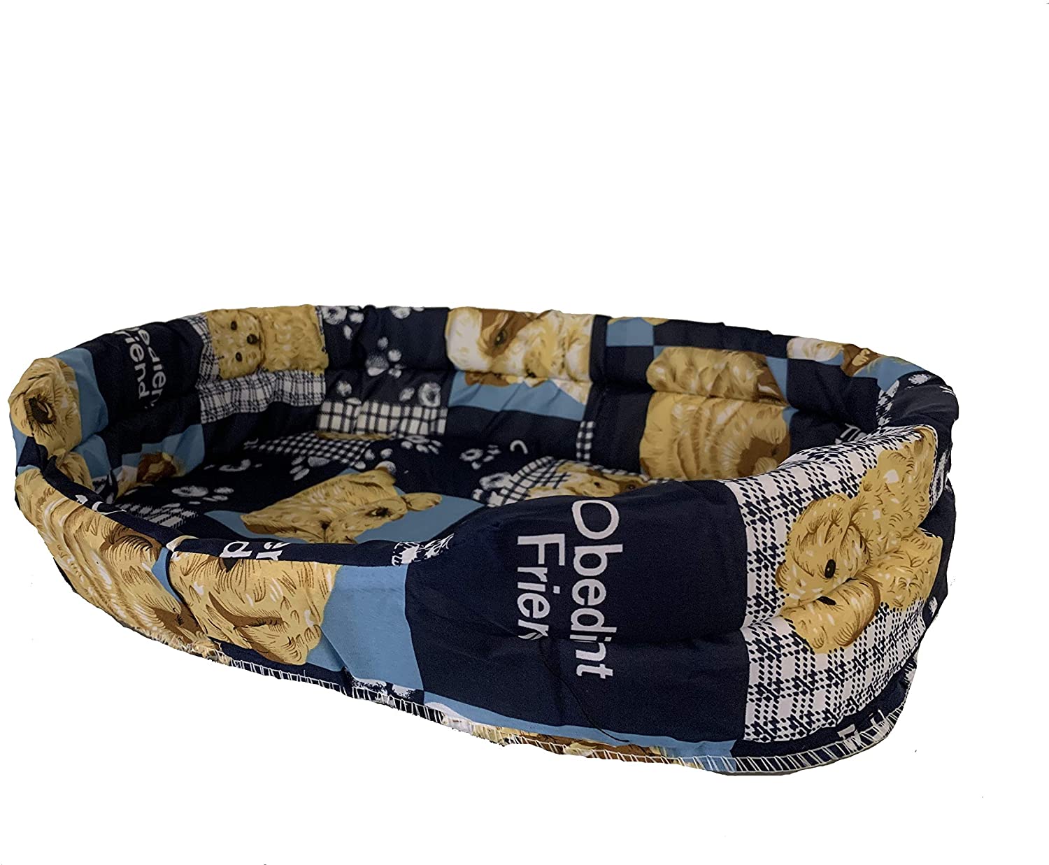  Ducomi® Fufy 2 – Cama para Perros y Gatos de Oxford – Suave caseta para Animales domésticos – Fácil de Lavar 