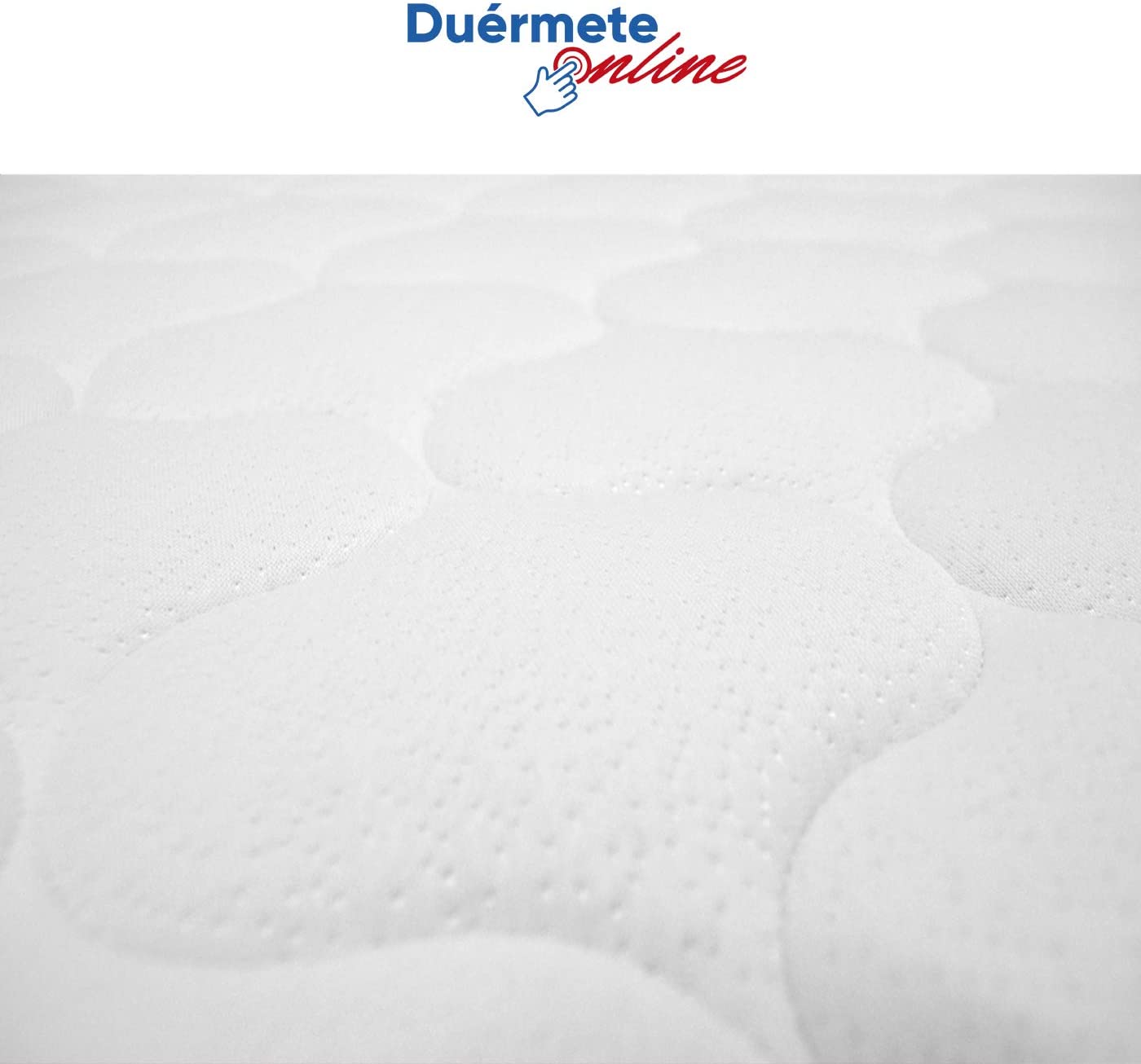  Duérmete Online Duérmete viscoelástico Lite Reversible (colchón a 2 Caras), Muy Transpirable, Blanco, 135 x 190 