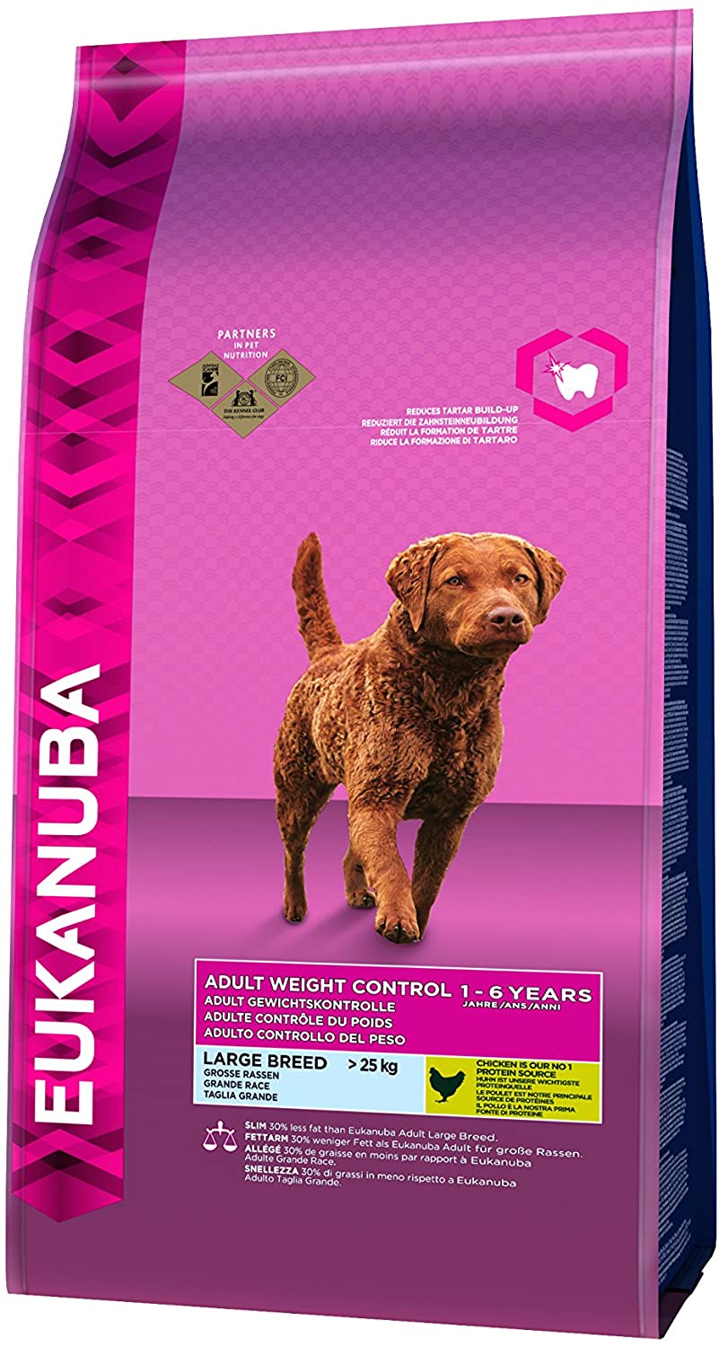  Eukanuba Adulto Control de peso Raza grande Pollo [3 Kg] 