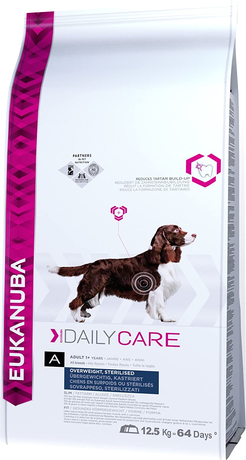  Eukanuba Daily Care Adulto Sobrepeso, Esterilizado [12,5 Kg] 