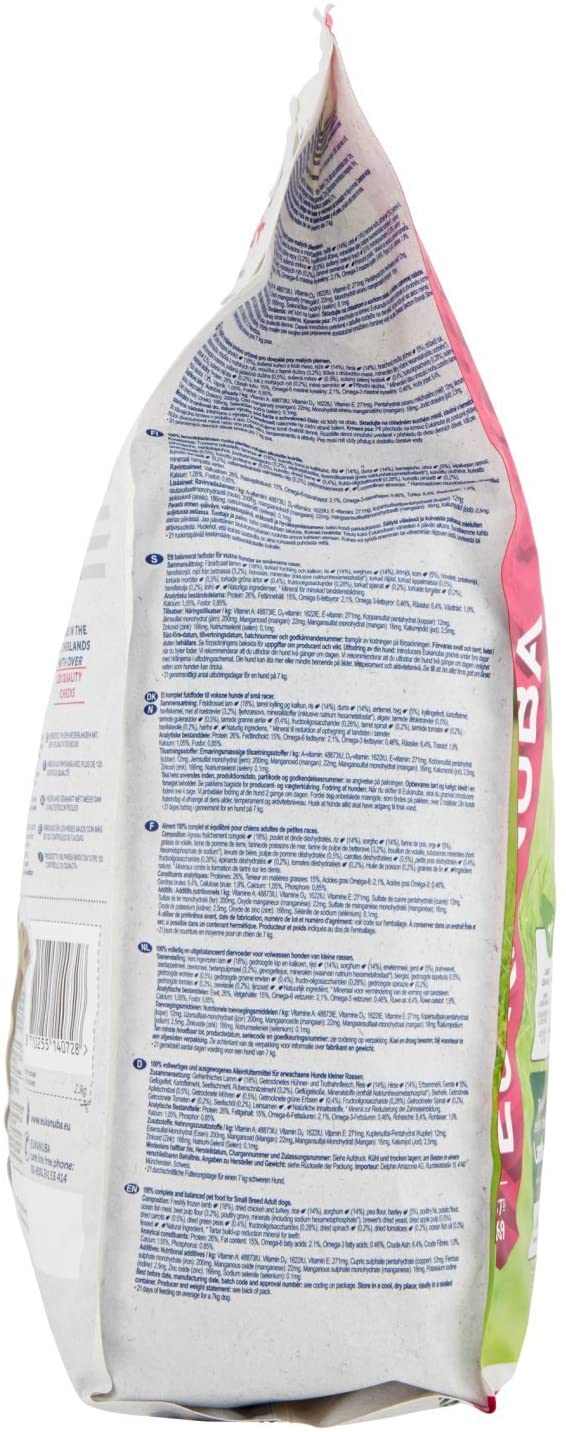  Eukanuba Nature Plus+ Adulto Raza pequeña Rico en cordero fresco congelado [2.3 kg] 