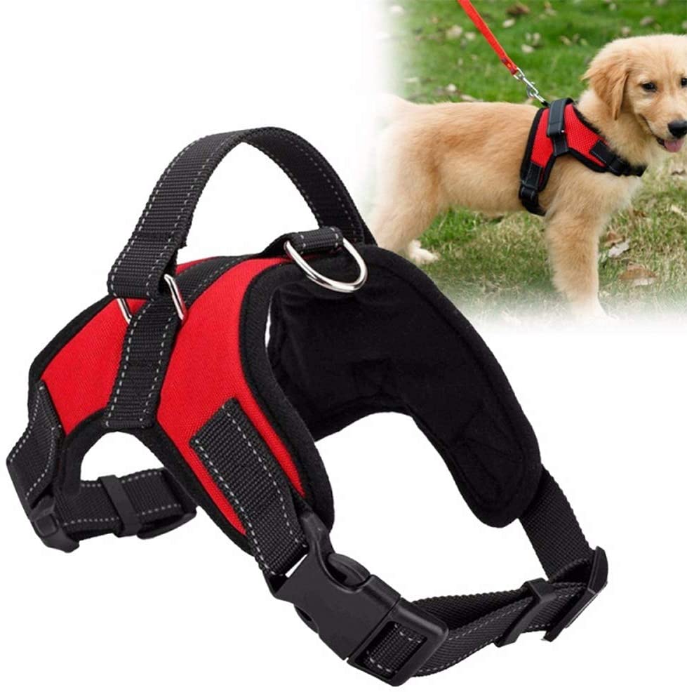  Feidaeu Arnés para Perro Perro Mascota Ajustable Grande para Perros pequeños, medianos, Grandes Correa de Mano para Perros Suministros para Perros 