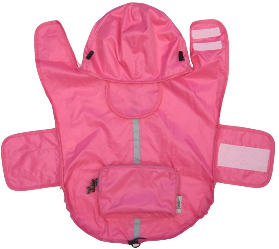  Frencie Mini Couture Impermeable para perro - Rosa 