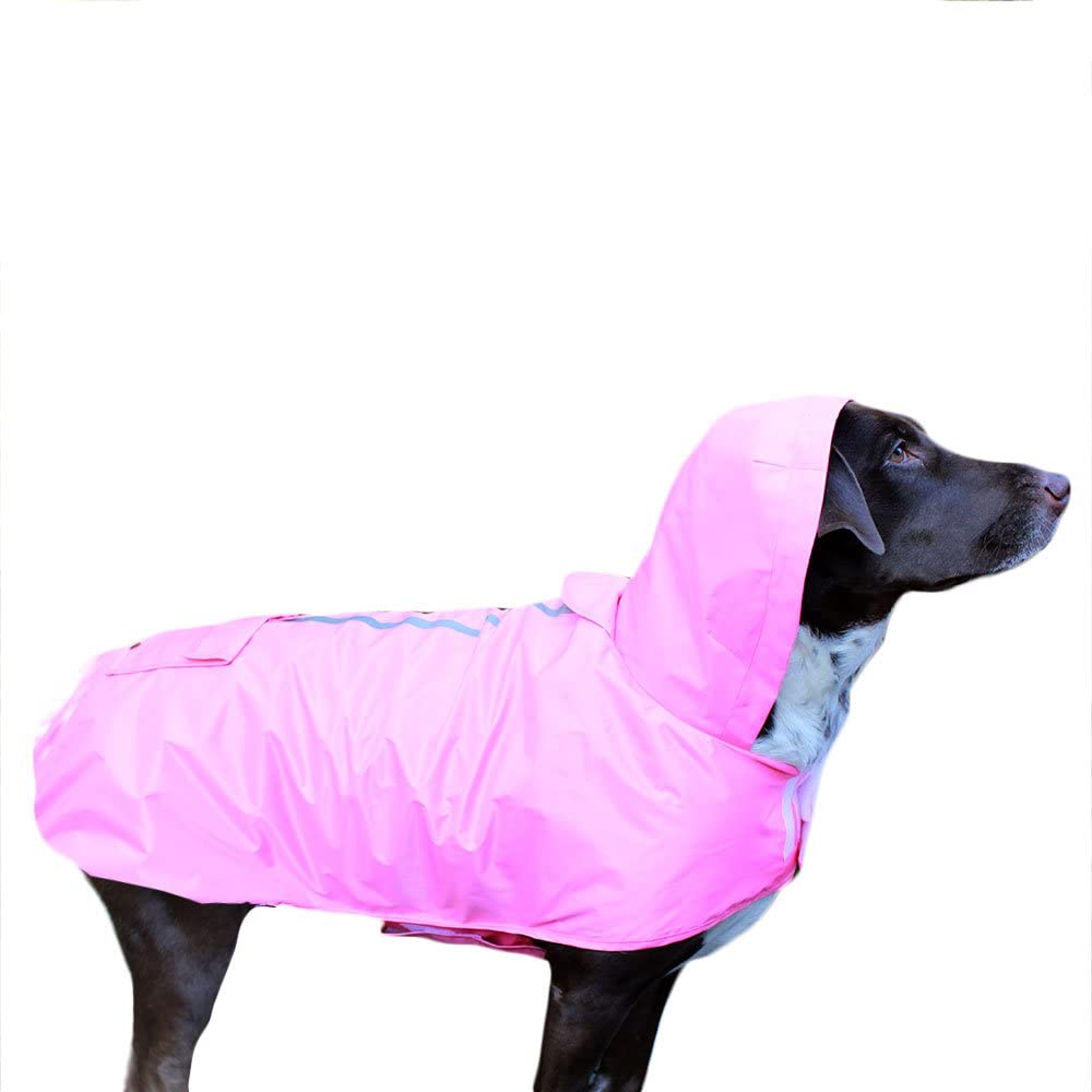  Frencie Mini Couture Impermeable para perro - Rosa 