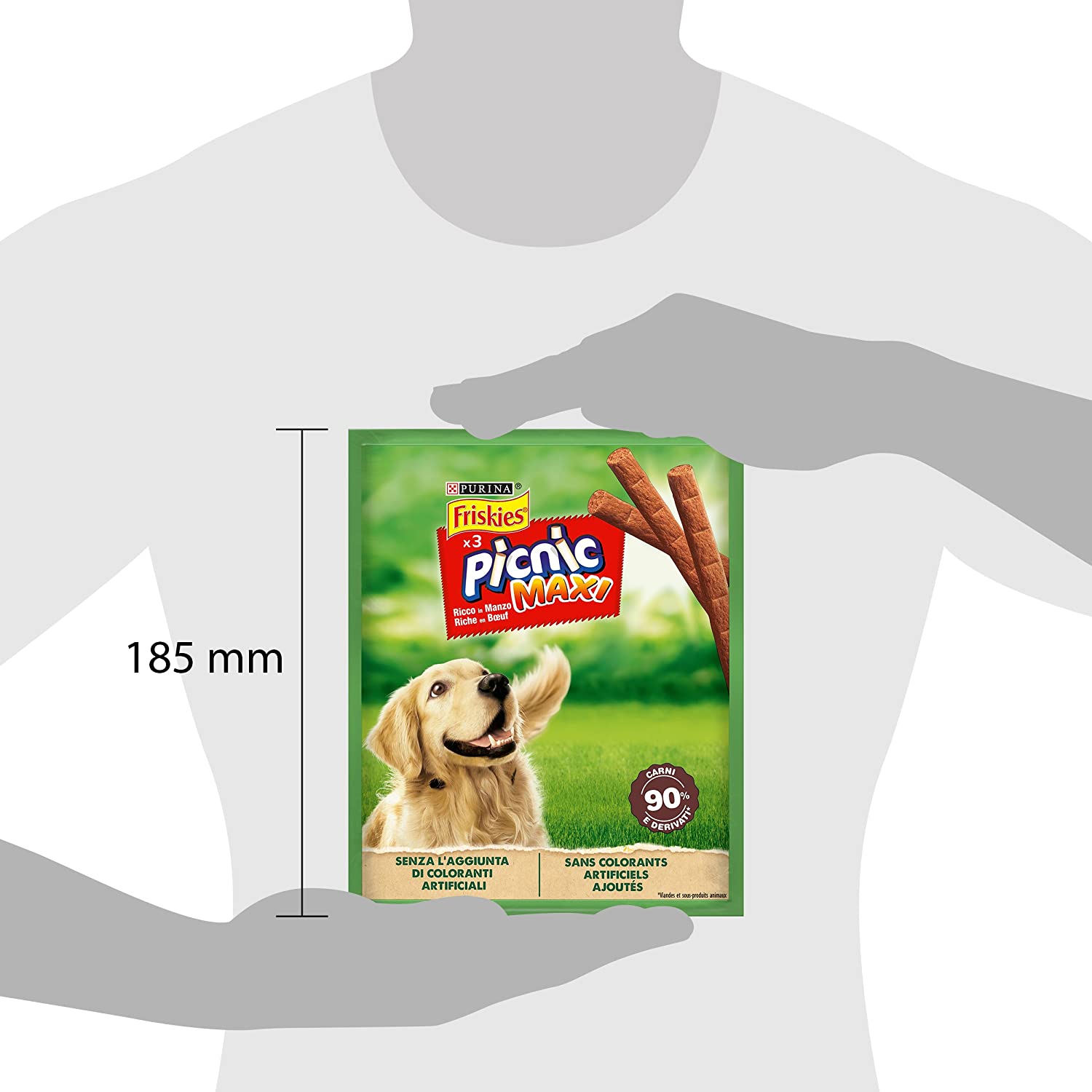  Friskies Maxi Picnic Manzo 45 g – 18 Piezas 