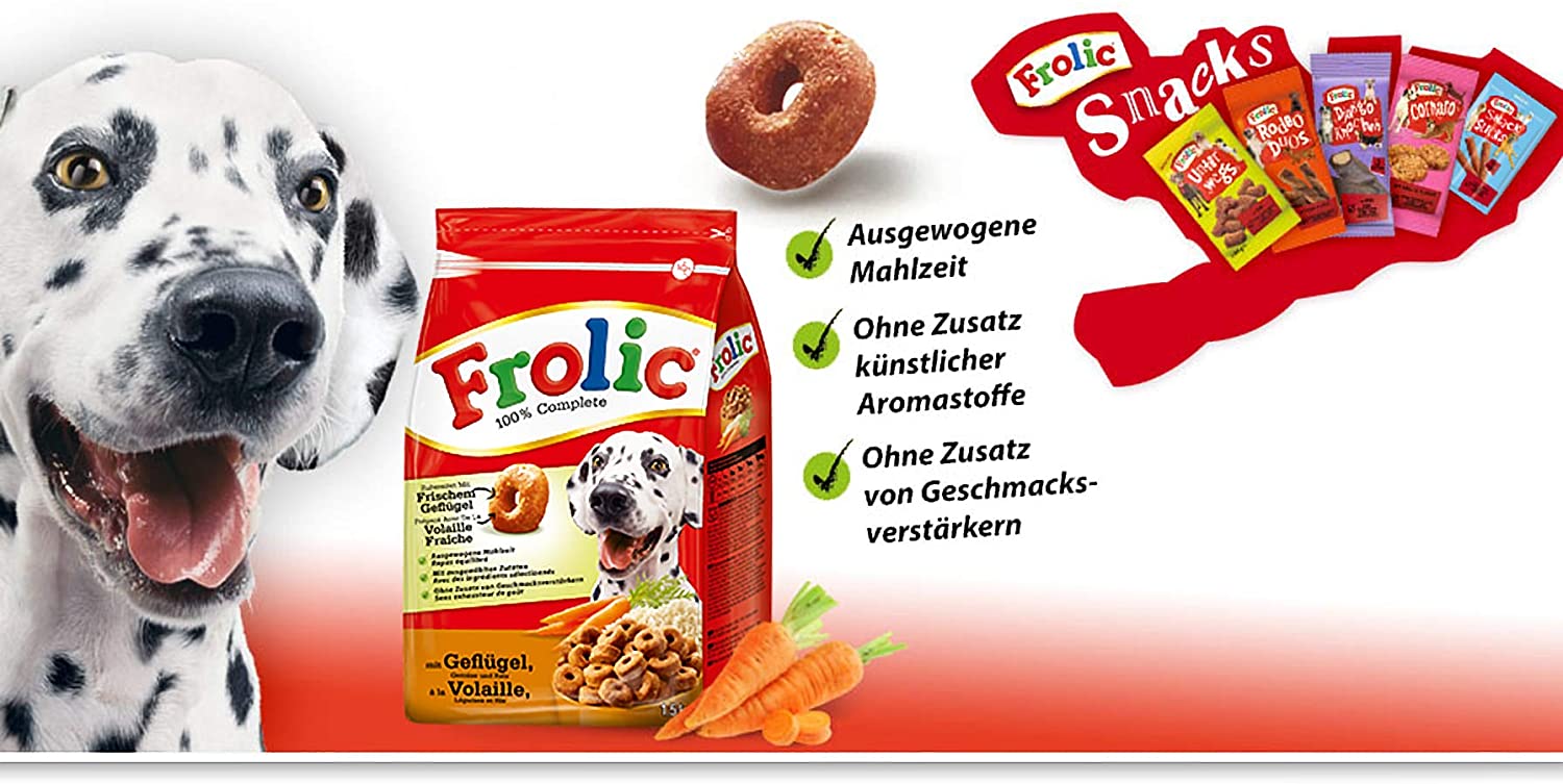  Frolic Pienso para Perros Pequeños Sabor Aves - 1kg 