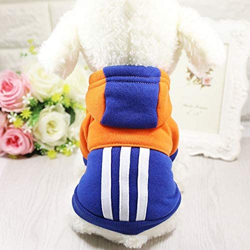  FYHHHYZ Ropa para Perros Sudadera con Capucha Suave De Invierno Ropa Chihuahua Ropa para Perros Cálida para Mascotas Ropa para Perros De Invierno para Pequeños XS Chihuahua Yorkie Coat M para 2-3 Kg 