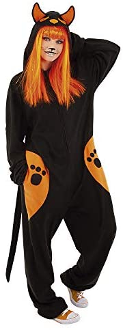  Haunted House- Gato Negro Disfraz Kigu Black Cat Ad (Rubies S8452) 