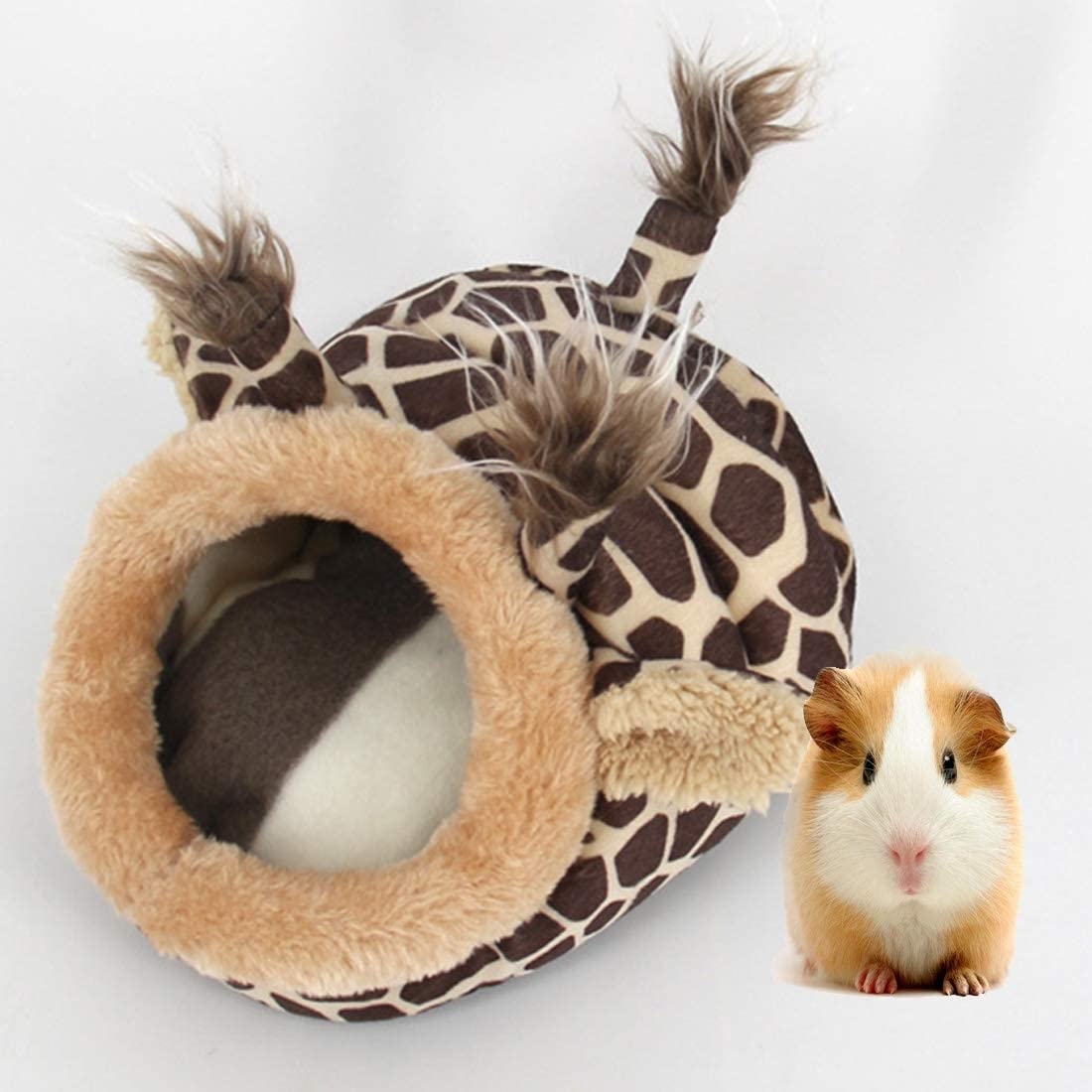  HHF Pet Supplies Cómoda casa de Mascotas con Forma de hámster y hámster, con Forma de Mini cocodrilos, Camas para Mascotas de Conejillo de Indias, tamaño: L, 23 * 21 * 15 cm (SKU : Hc1934b) 