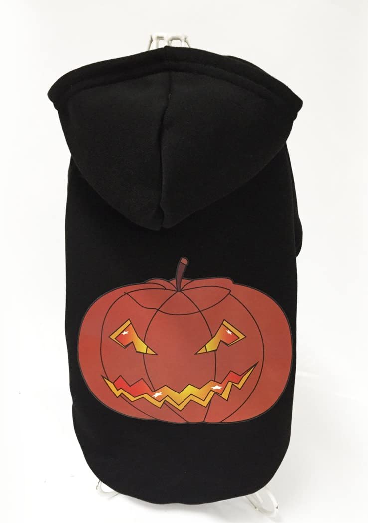  Hillento Ropa para Perros, Gato para Perros Ropa para Mascotas Halloween Festivales Calabaza Hoodies Traje para Halloween Navidad Holiday Vestido hasta Cosplay 