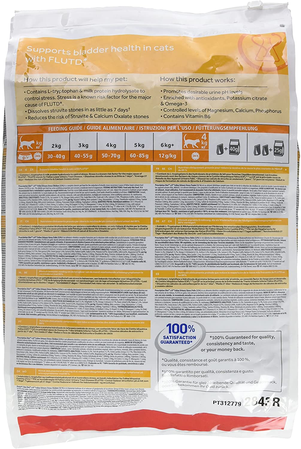  Hill's HPD Feline C/D Urinary Stress - 4 kg 