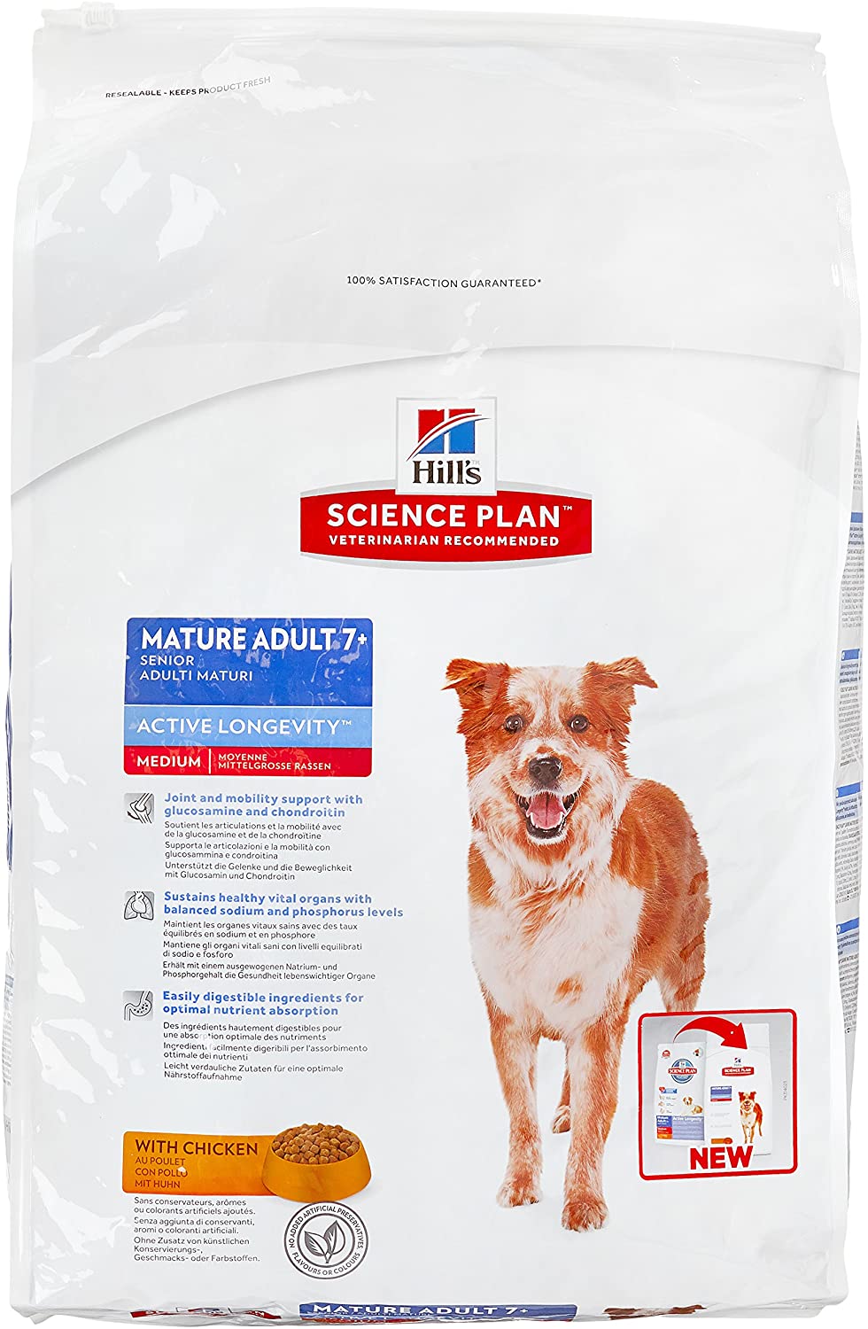  Hill`s Science Plan Alimento con Sabor a Pollo para Perros Maduro - 12 kg 