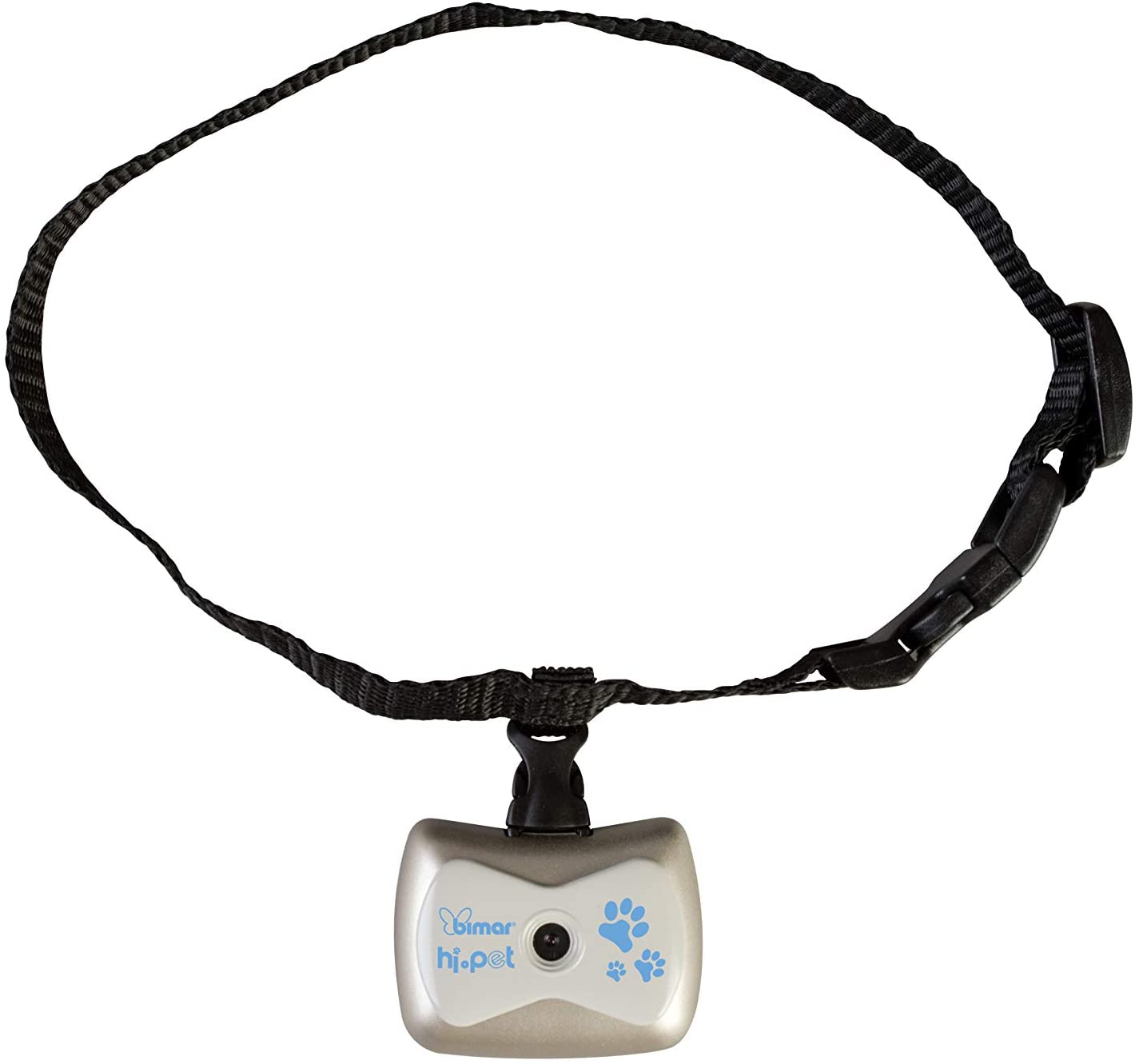  HI.PET Collar Ajustable PFTC1 con Cámera de Video Digital y Grabadora de Audio para Conocer la Vida de tu Perro, Pet Camcoder, Pantalla LCD Monocroma, Admite Tarjeta de Memoria TF de 32 GB no incluida 