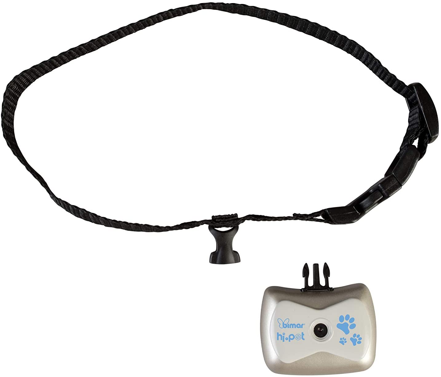  HI.PET Collar Ajustable PFTC1 con Cámera de Video Digital y Grabadora de Audio para Conocer la Vida de tu Perro, Pet Camcoder, Pantalla LCD Monocroma, Admite Tarjeta de Memoria TF de 32 GB no incluida 