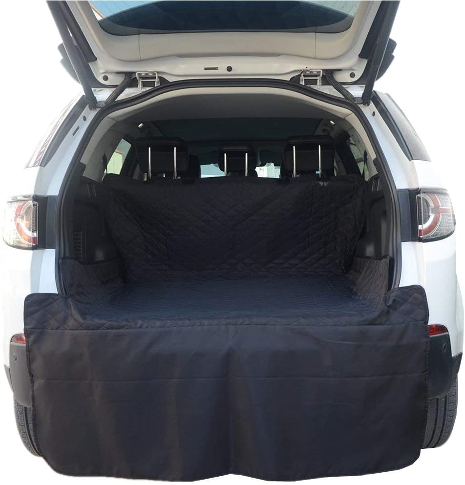  HONCENMAX Grande Perro Vehículo Protector de Maletero Cubierta del Revestimiento de Carga Mascota Cubierta de Asiento Estera Antideslizante Impermeable Universal para Camionetas SUV - XL 