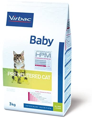  Hpm Virbac Feline Baby Pre Neutered 3Kg 3100 g 