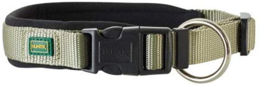  HUNTER Vario Plus - Collar de Neopreno (30-35 cm, 20 mm), Color Verde y Negro 