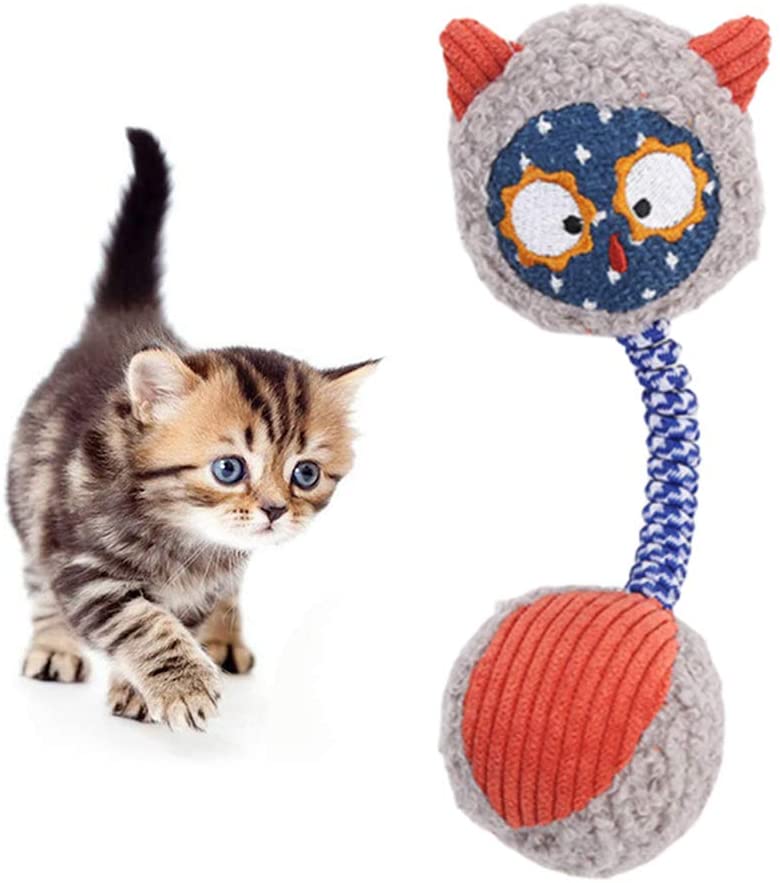  Hzb821zhup Juguete para Gato, diseño de Rana y pájaro, Juguete de Peluche para Mascotas, Gatos, Gatitos y Gatos, Juguete Interactivo para Masticar 