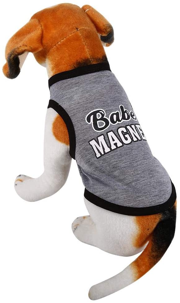  Ichiias Traje de Perro 16 Tipos nuevos Chalecos de Moda de Verano para Mascotas(Oceanic Gray M) 