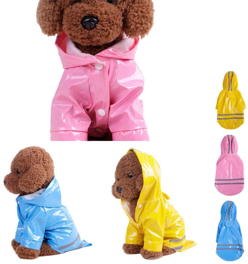  Impermeable Chaqueta Impermeable para Mascotas Abrigo para Perros pequeños al Aire Libre Ropa de Invierno cálido Chihuahua Suministros para Mascotas 