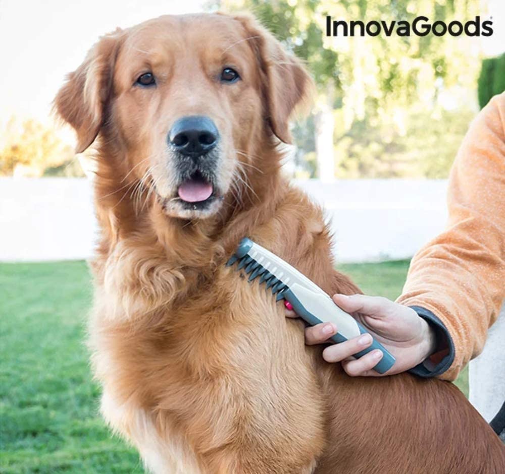  InnovaGoods IG115175 Peine Eléctrico Corta Nudos para Perros 