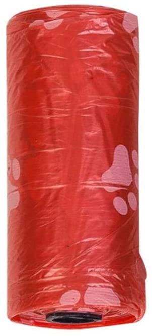  JiDan Bolsas para Cubo de basura5 Rollo Huella de Perro Dispensador de Bolsas de Basura Dispensador de residuos de Mascotas Bolsas de heces Bolsas de Basura Estuche Productos Bolsas de Basura Acce 