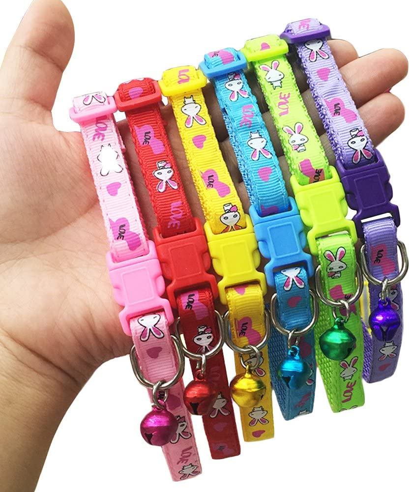  jiyoujianzhu Collar para Perro con diseño de Dibujos Animados, Cinturones de Seguridad, Collares Personalizados 