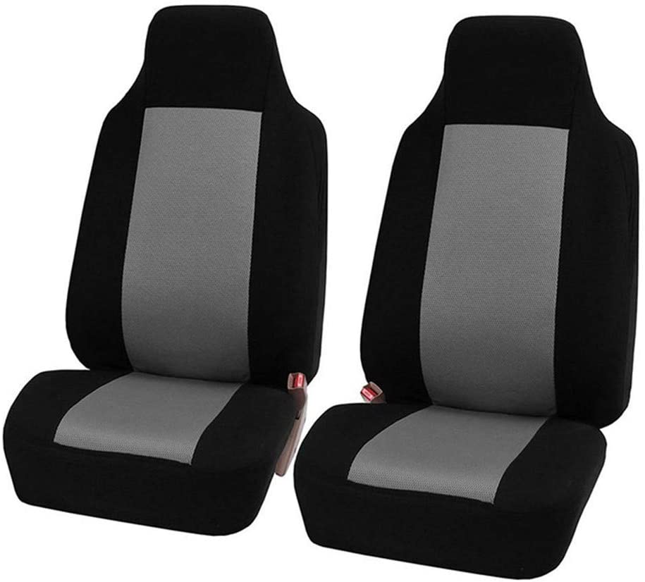  Juego de Fundas para Asientos de Coche Universal, Cubiertas de Asiento de Auto de Poliéster, Protector Impermeable para Asientos de Automóvil,Azul Negro,2 * Asiento Delantero + 3 * asiento trasero 