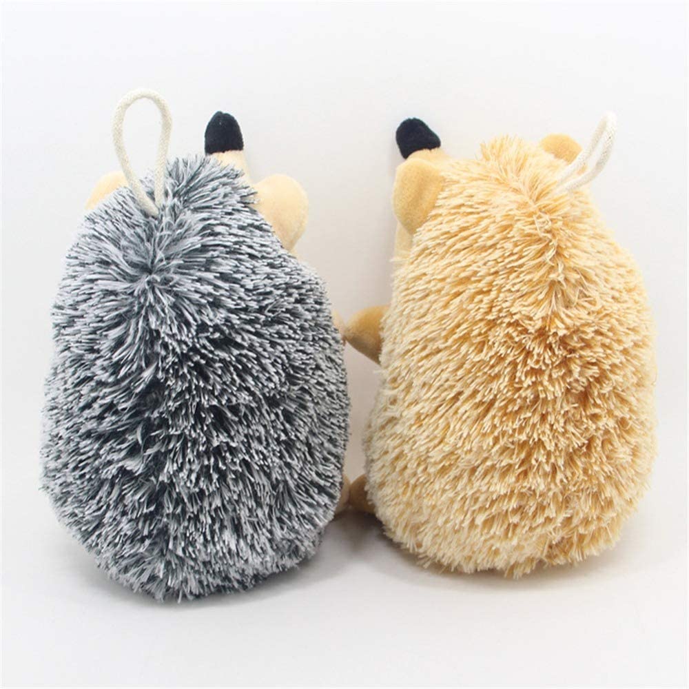  Juguete para perro con forma de buey en forma de erizo, juguete de peluche, mordida de peluche, animales, ardilla, cuerda de algodón, forma de erizo, juguetes para mascotas 