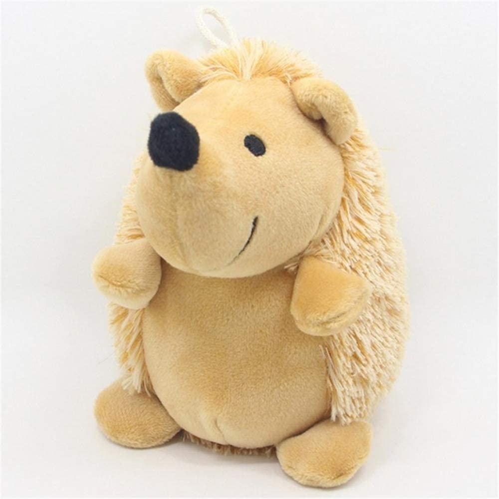  Juguete para perro con forma de buey en forma de erizo, juguete de peluche, mordida de peluche, animales, ardilla, cuerda de algodón, forma de erizo, juguetes para mascotas 