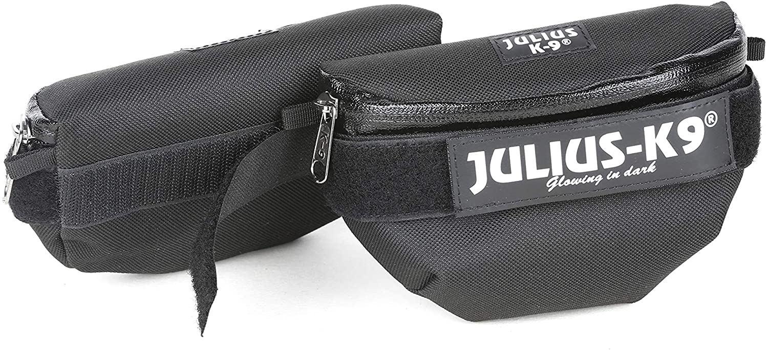  Julius-K9 IDC Universal Bolsas Laterales, Tamaño: Mini to 4, Negro 