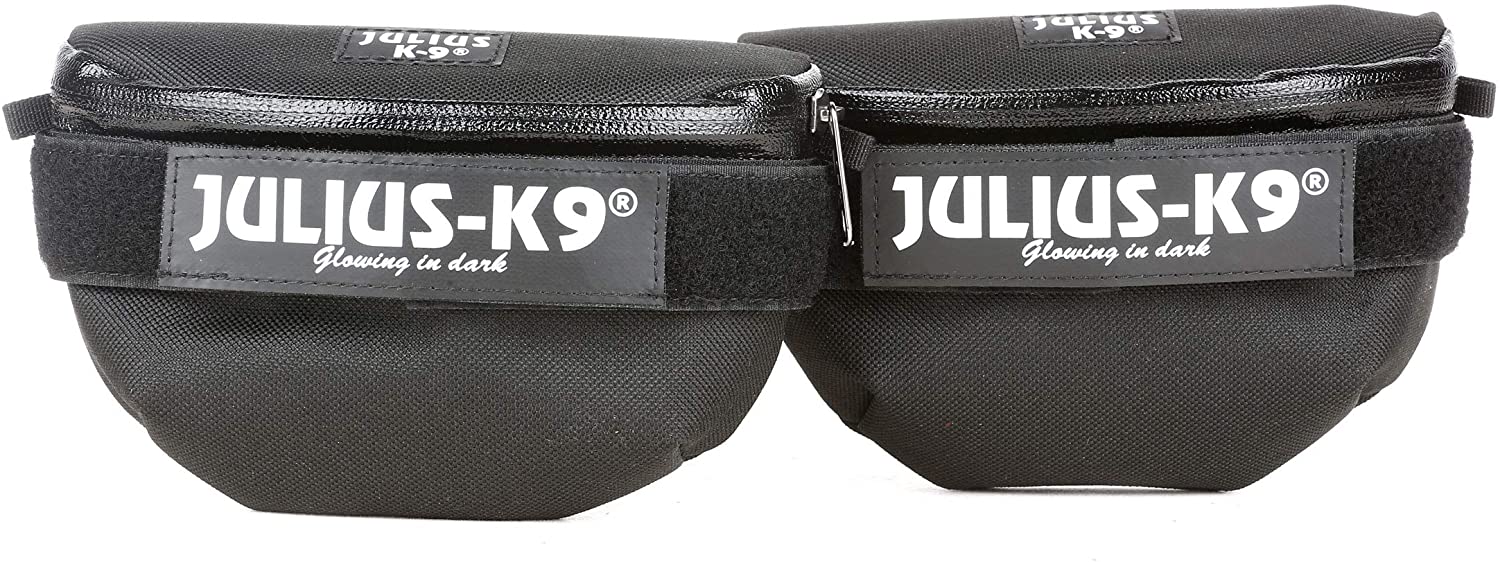  Julius-K9 IDC Universal Bolsas Laterales, Tamaño: Mini to 4, Negro 