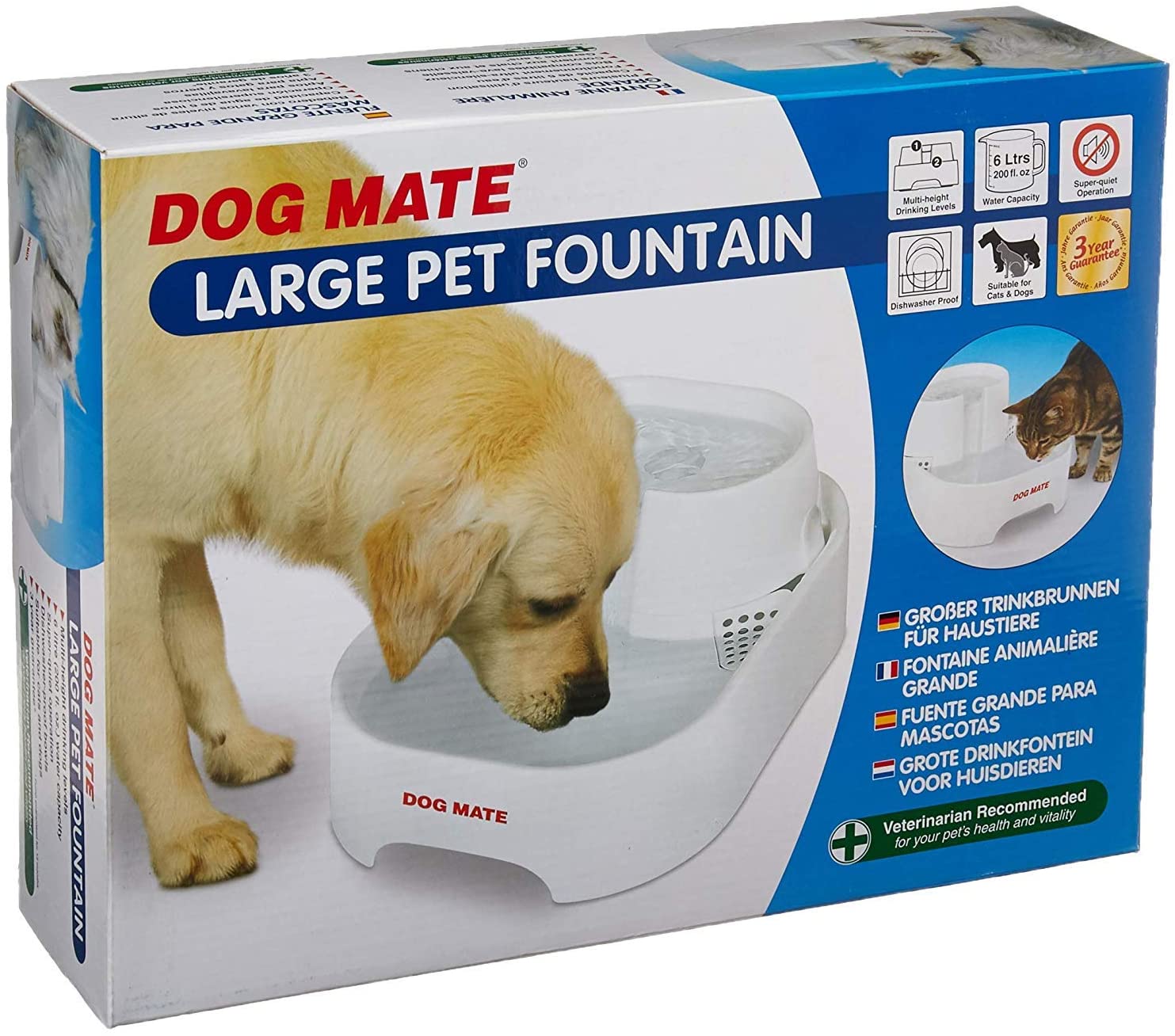  Karlie K Dog Mate 335 Fuente para Agua 6L 